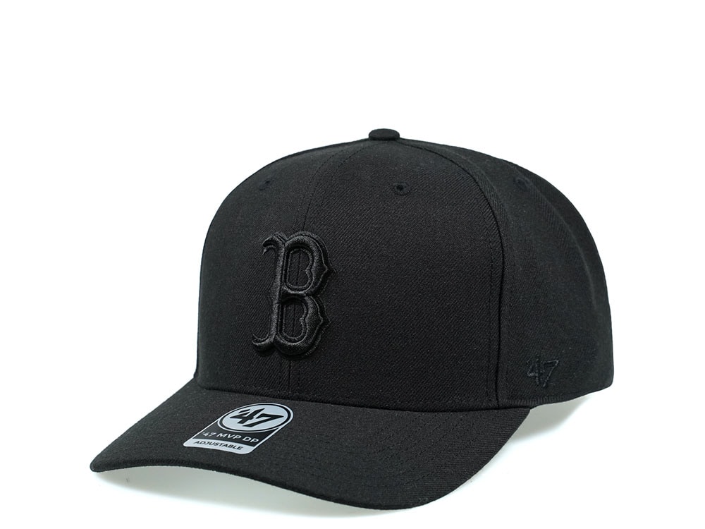 47Brand Boston Red Sox Cold Zone Classic DP All Black Snapback Gorra