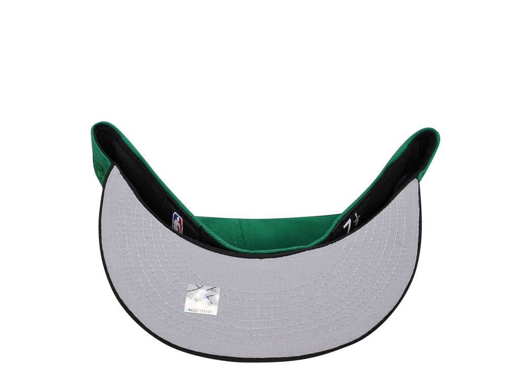 New Era Boston Celtics Chrome Black Green Two Tone Edition 59Fifty Fitted Gorra