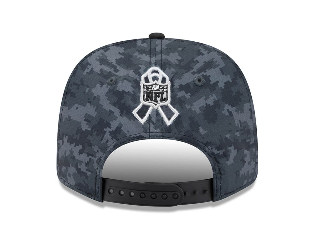 New Era Minnesota Vikings NFL Salute to Service 2026 Digi Camo Black 9Seventy Stretch Snapback Gorra