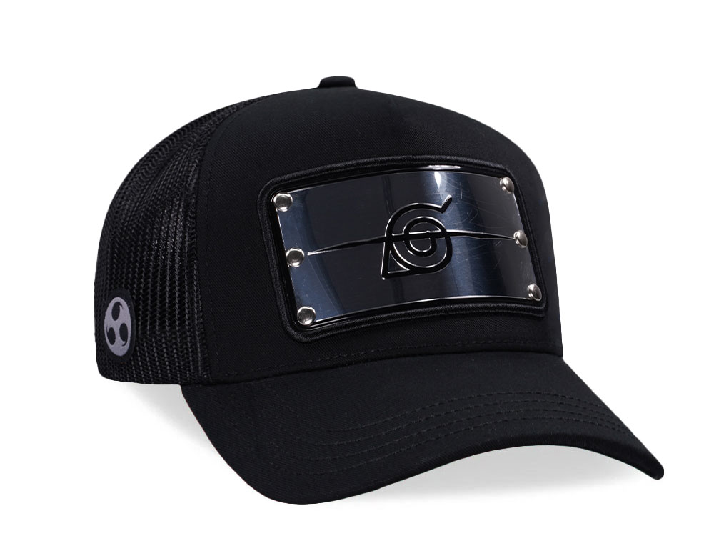 Capslab Naruto Konoha Headband Trucker Snapback Gorra