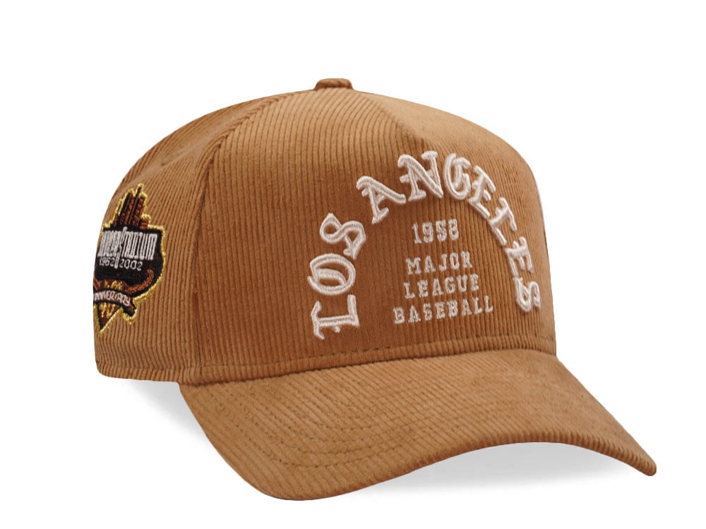 New Era Los Angeles Dodgers Stadium Anniversary Corduroy Prime Edition 9Forty A Frame Snapback Gorra