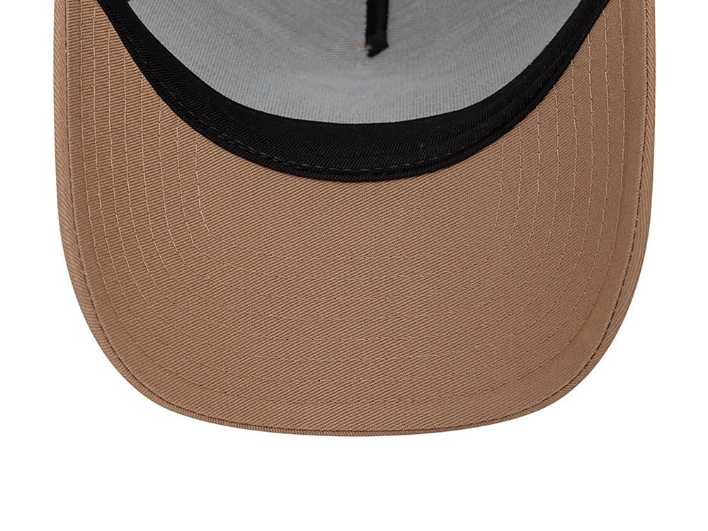 New Era State Patch Beige 9Forty A Frame Trucker Snapback Gorra