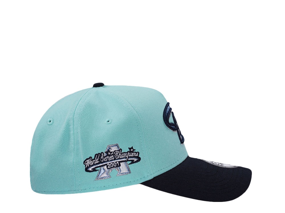 New Era Arizona Diamondbacks World Series Champions 2001 Glacier Two Tone Edition 9Forty A Frame Snapback Gorra