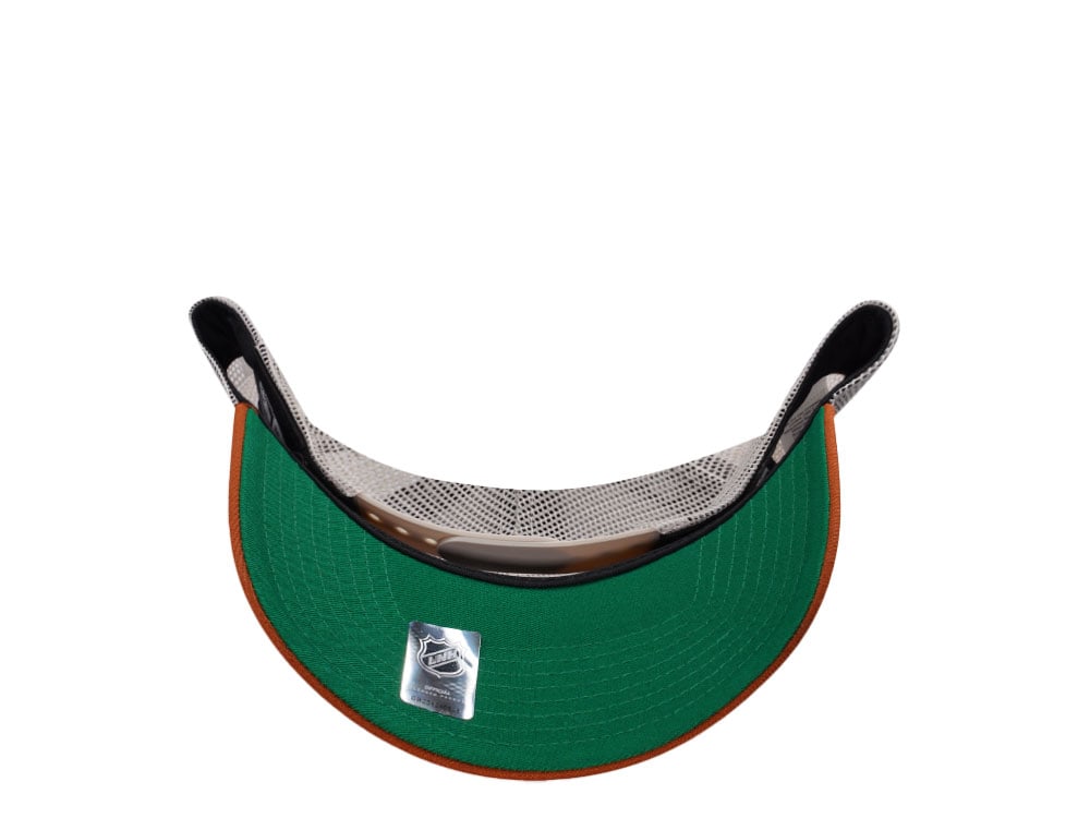 New Era Chicago Blackhawks Classic Rust Trucker Edition 9Forty A Frame Snapback Gorra