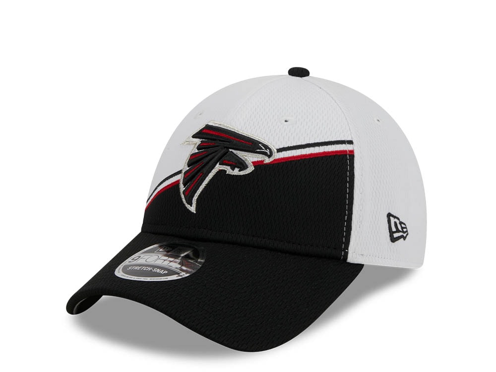 New Era Atlanta Falcons NFL Sideline 2023 Black White  9Forty Snapback Gorra