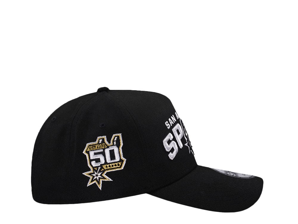 New Era San Antonio Spurs 50th Anniversary Prime Edition 9Forty A Frame Snapback Gorra