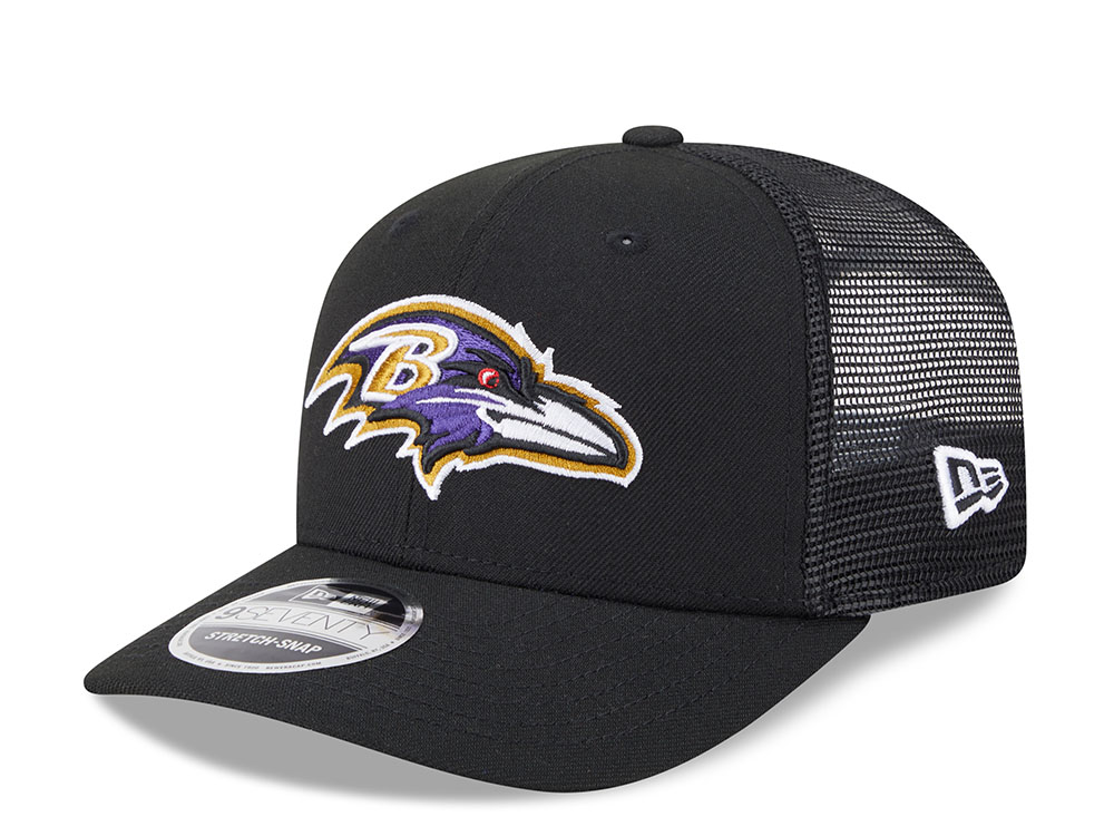 New Era Baltimore Ravens Black Edition 9Seventy Trucker Snapback Gorra