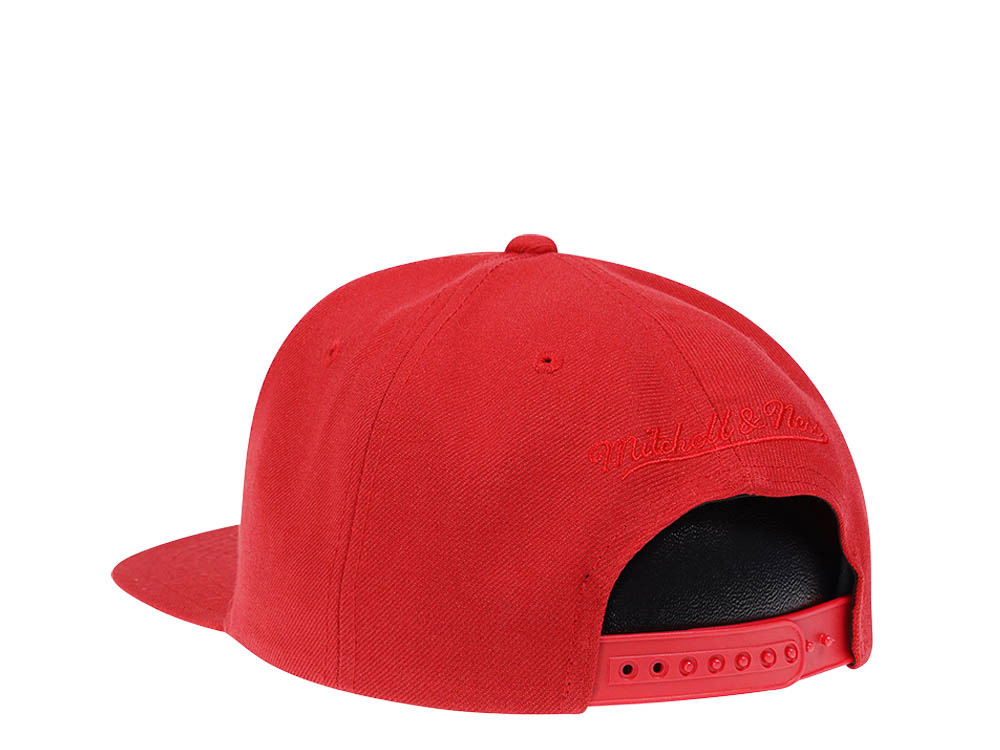 Mitchell & Ness Portland Trail Blazers Red Hardwood Classic Snapback Gorra