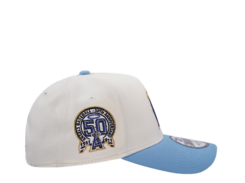 New Era Anaheim Angels 50th Anniversary Chrome Two Tone Edition 9Forty A Frame Snapback Gorra