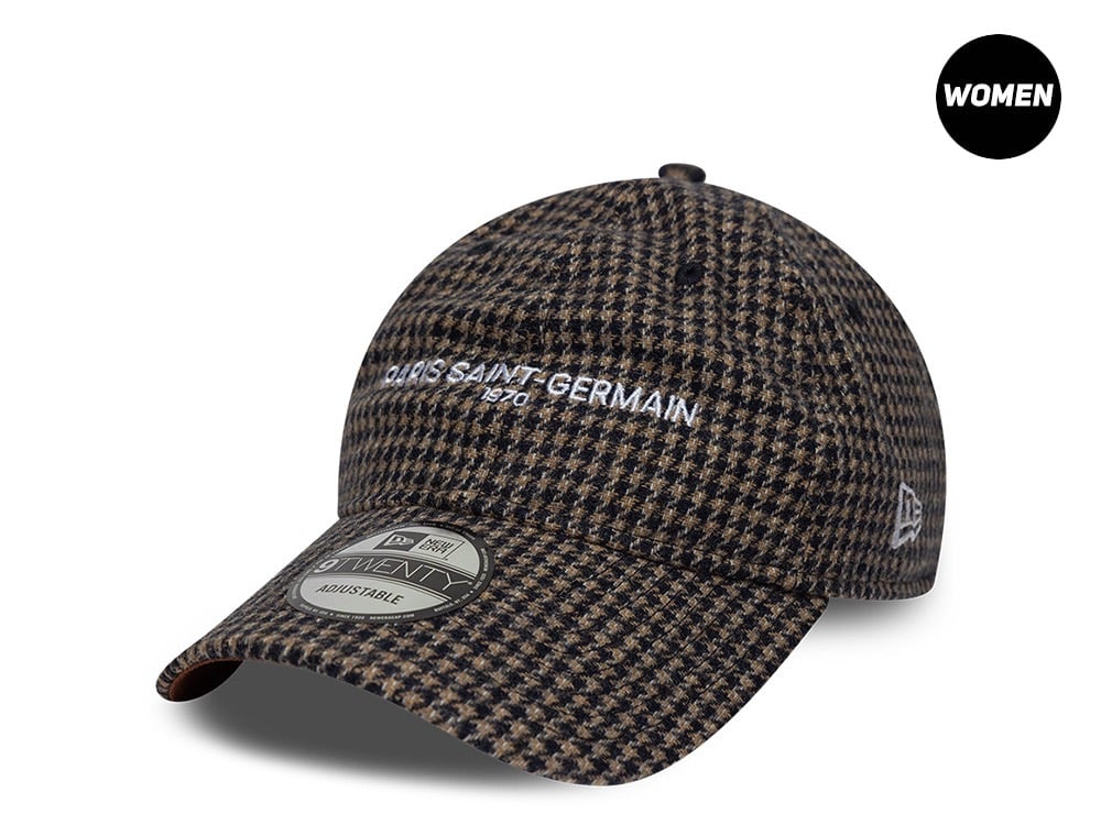New Era Paris Saint Germain Houndstooth Edition Womens 9Twenty Adjustable Gorra