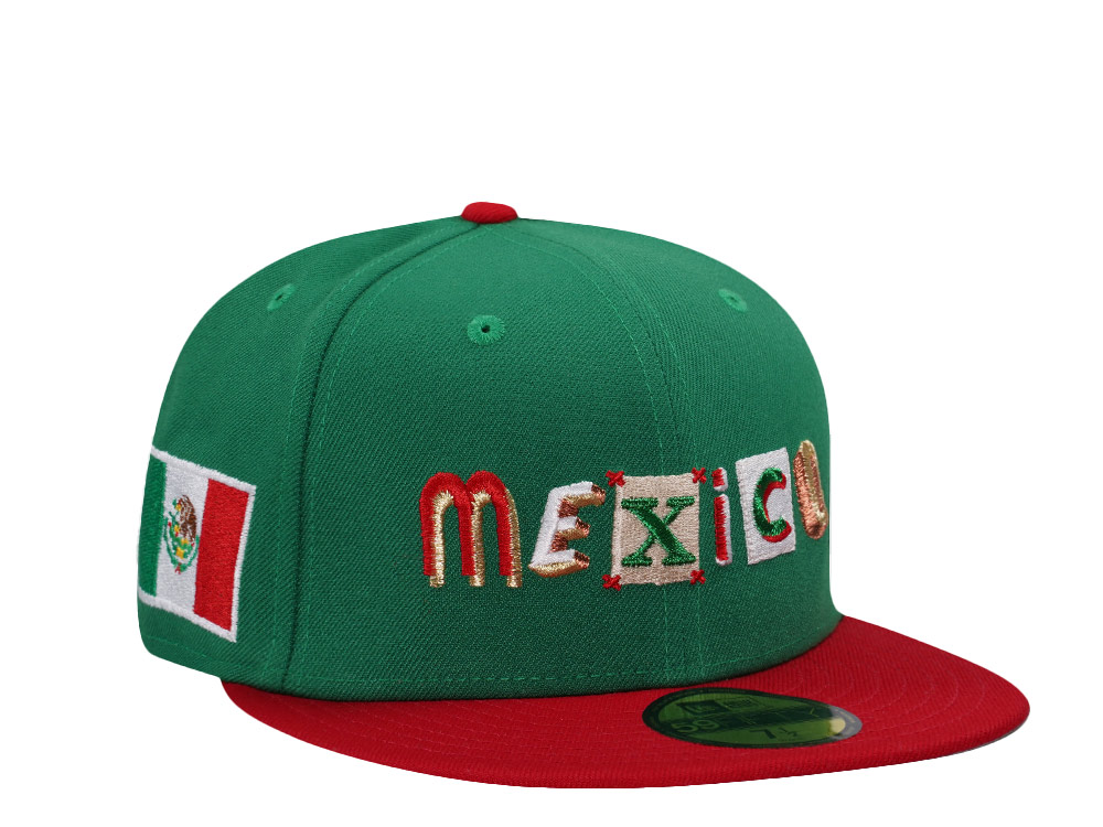 New Era Mexico Script Two Tone Edition 59Fifty Fitted Gorra
