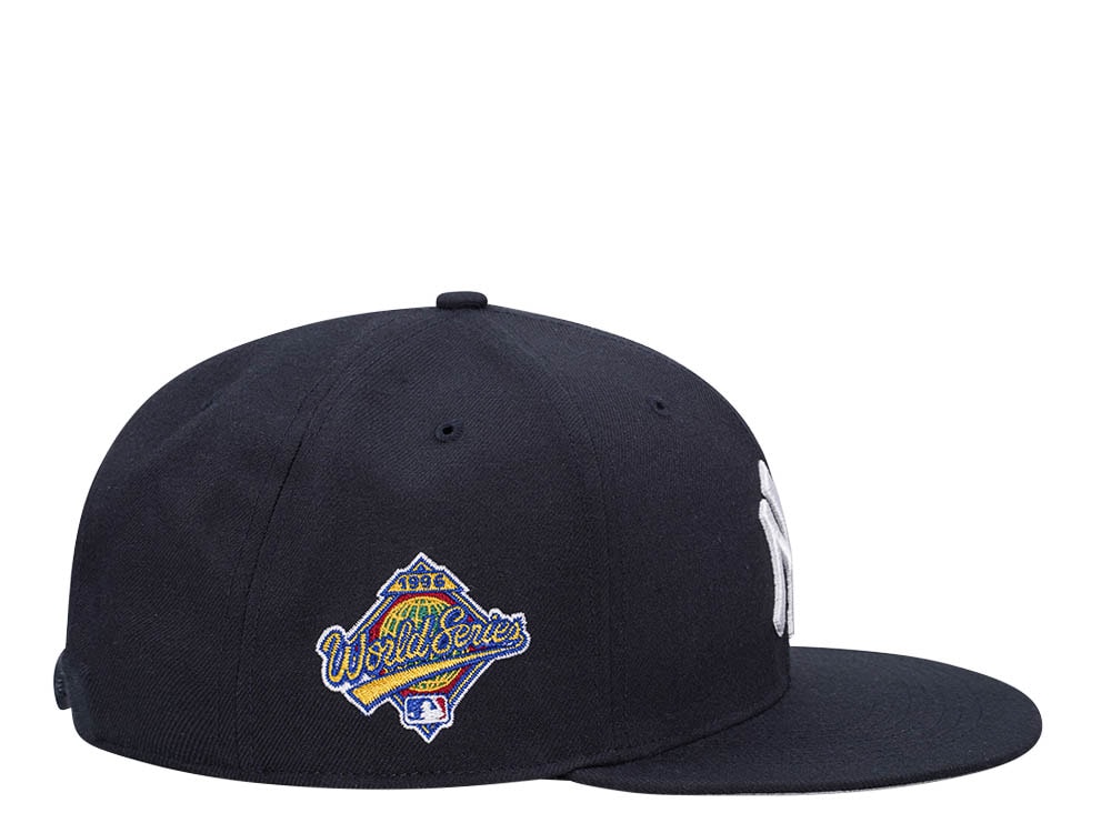 47Brand New York Yankees World Series 1996 Navy Sure Shot Under Captain Snapback Gorra
