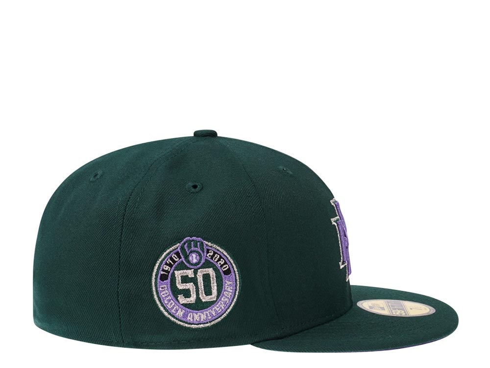 New Era Milwaukee Brewers 50th Anniversary Color Flip Edition 59Fifty Fitted Gorra