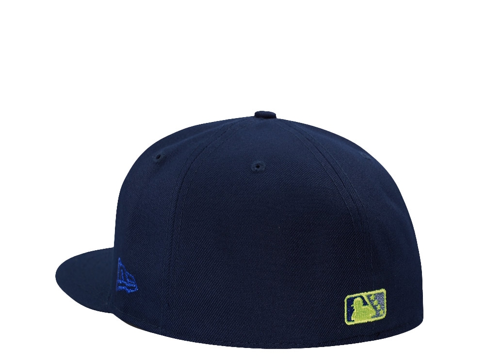 New Era Las Vegas 51s Alien 35th Seasons Neon Ocean Blue Edition 59Fifty Fitted Gorra