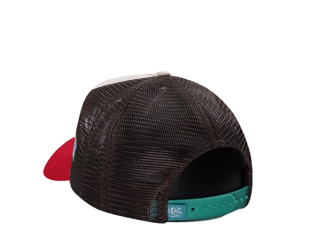 Djinns HFT Hang Loose Creme Coastal Edition Trucker Snapback Gorra