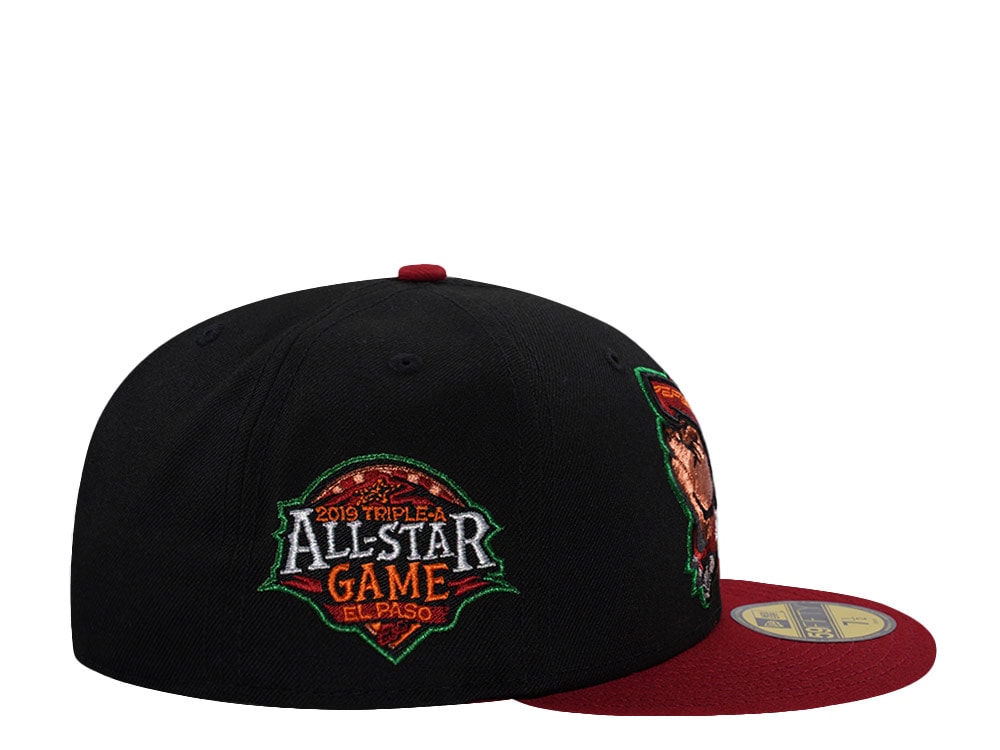 New Era El Paso Chihuahuas All Star Game 2019 Black Two Tone Edititon 59Fifty Fitted Gorra