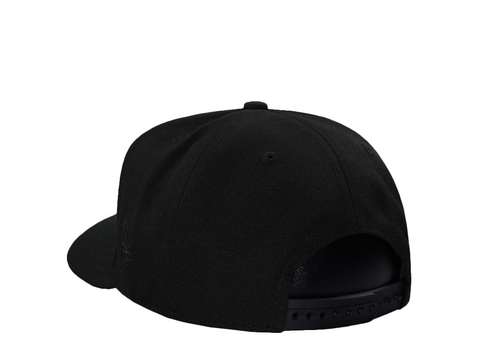 New Era New York Knicks Black Throwback Edition 9Fifty A Frame Snapback Gorra