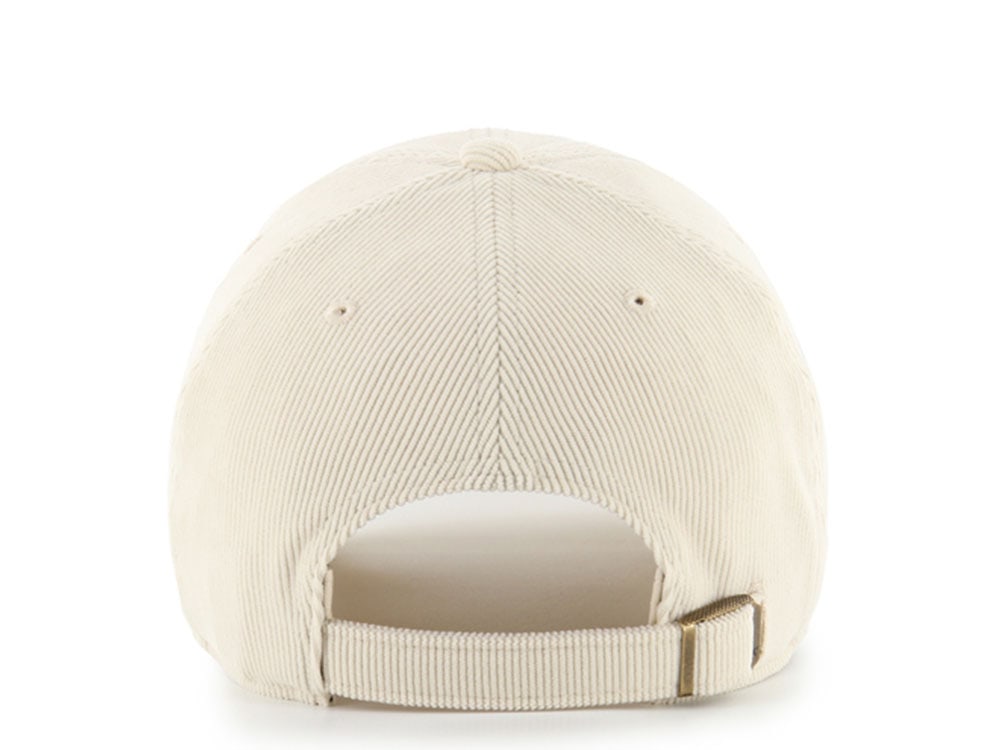 47 Brand New York Yankees Crosspatch Natural Corduroy Clean Up Strapback Gorra