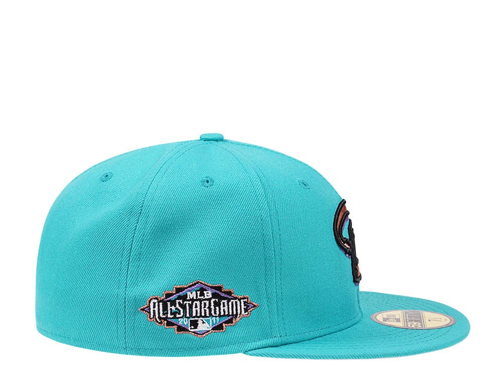 New Era Arizona Diamondbacks All Star Game 2011 Bubble Gum Edition 59Fifty Fitted Gorra