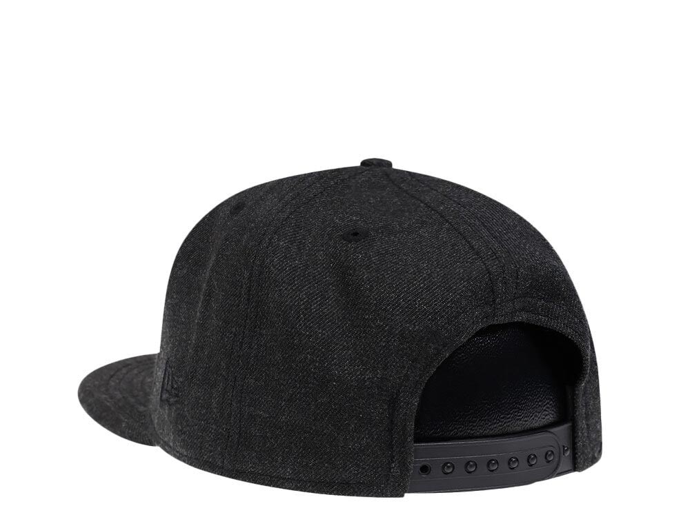 New Era Chicago Bulls Heather Black Edition 9Fifty Snapback Gorra