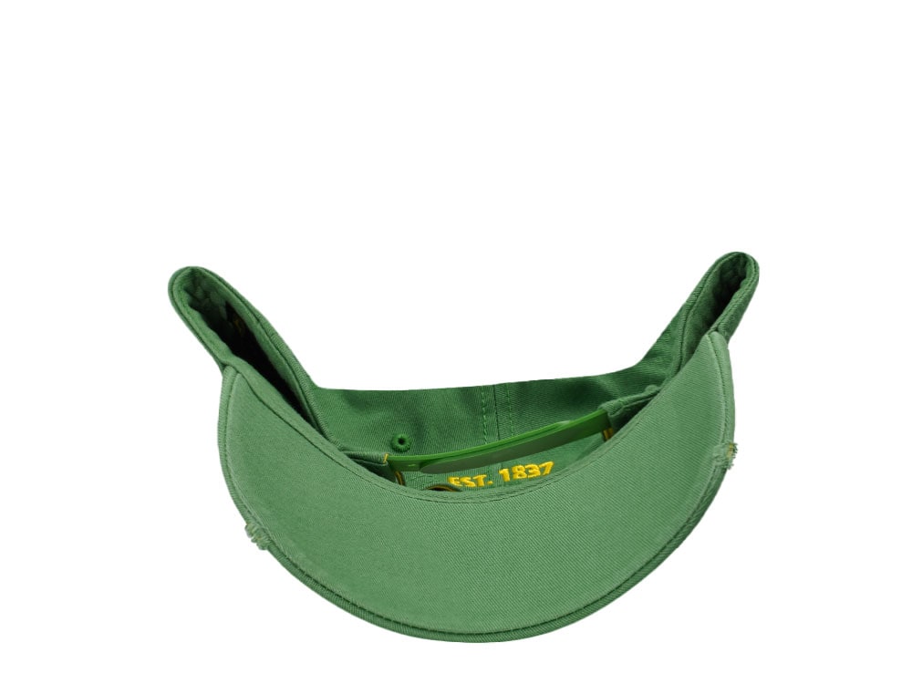 John Deere Vintage Dadhat Green Snapback Gorra