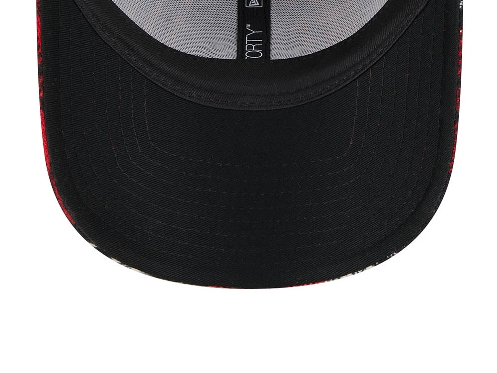 New Era Los Angeles Dodgers Checkered Red 9Forty Strapback Gorra