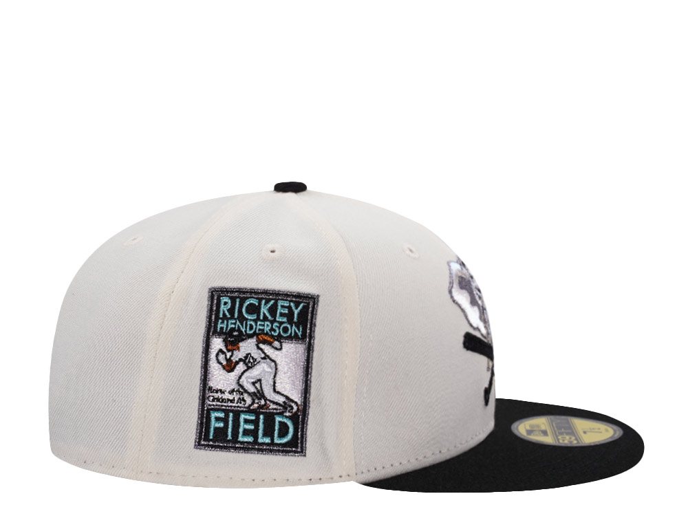 New Era Oakland Athletics Rickey Henderson Chrome Two Tone Edition 59Fifty Fitted Gorra