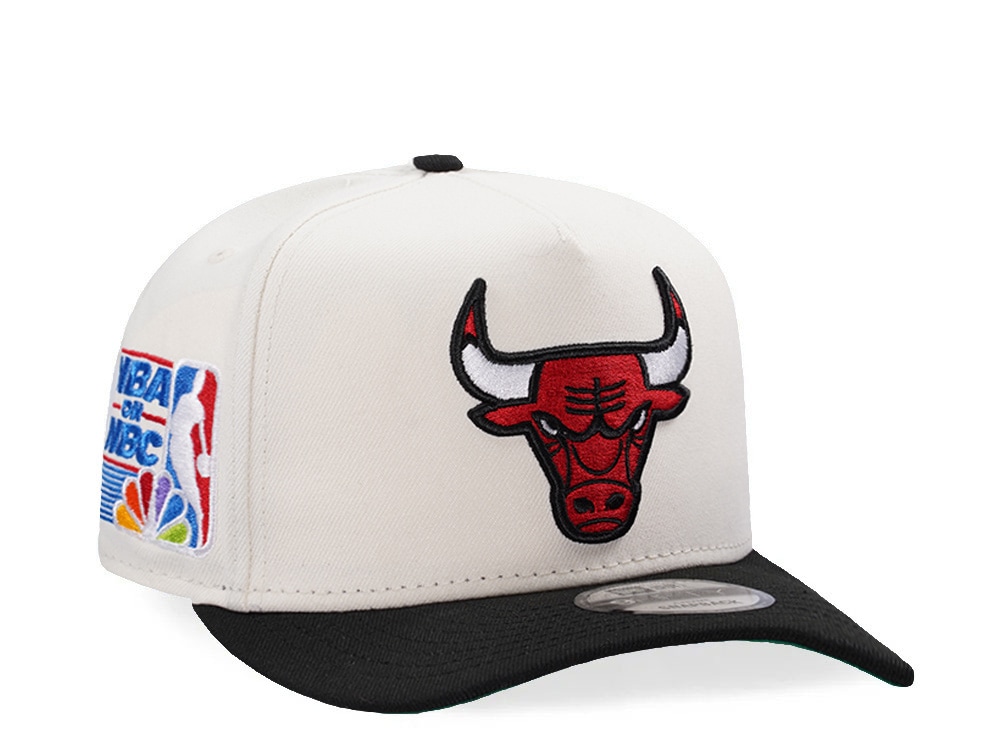 New Era Chicago Bulls NBA on NBC Chrome Two Tone Edition 9Fifty A Frame Snapback Gorra