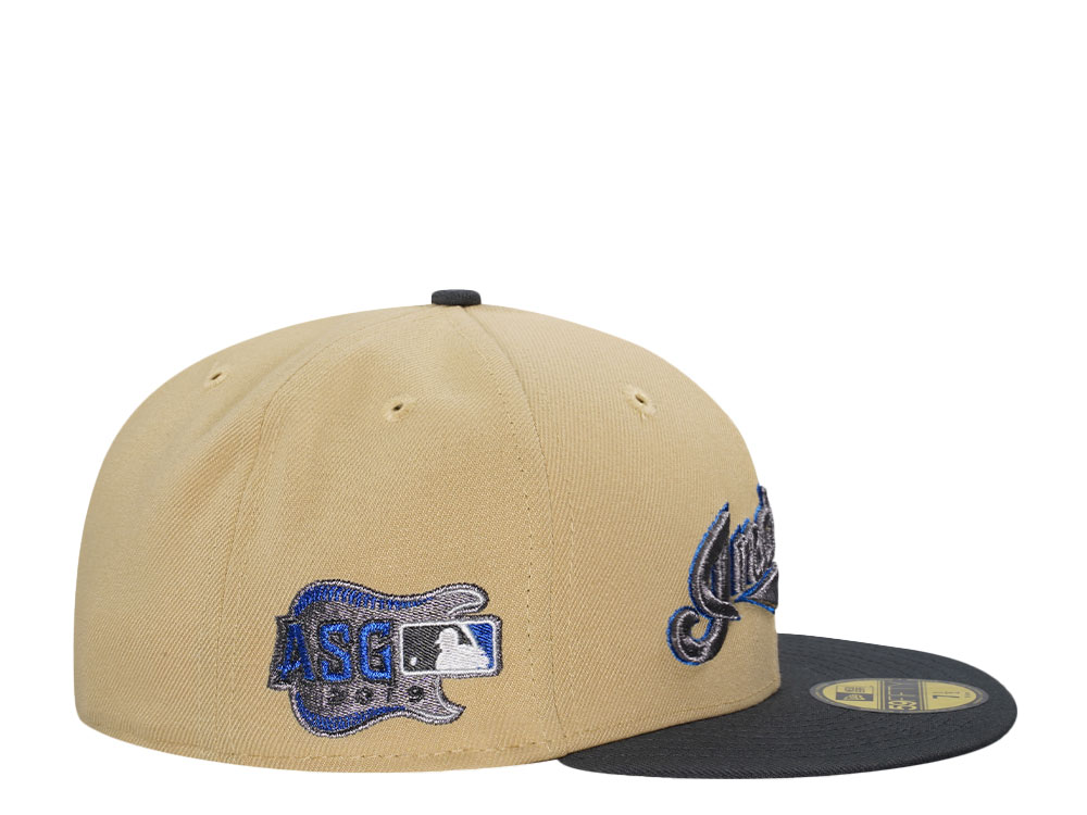 New Era Cleveland Indians All Star Game 2019 Vegas Metallic Two Tone Edition 59Fifty Fitted Gorra