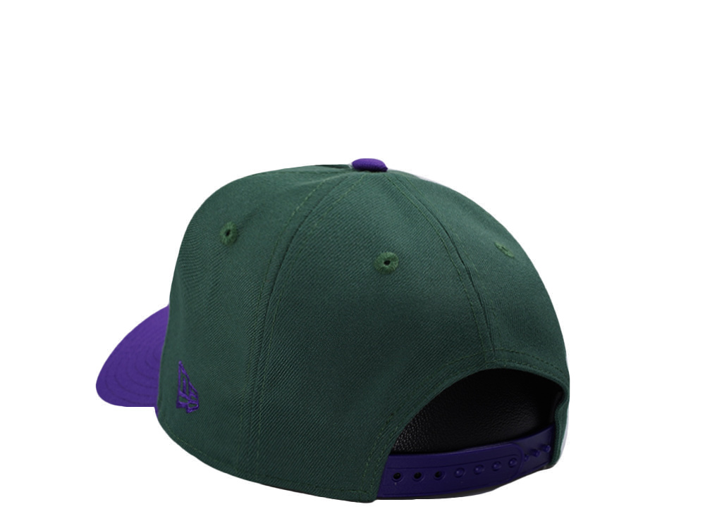 New Era Milwaukee Bucks 30th Anniversary Green Two Tone Edition 9Forty A Frame Snapback Gorra