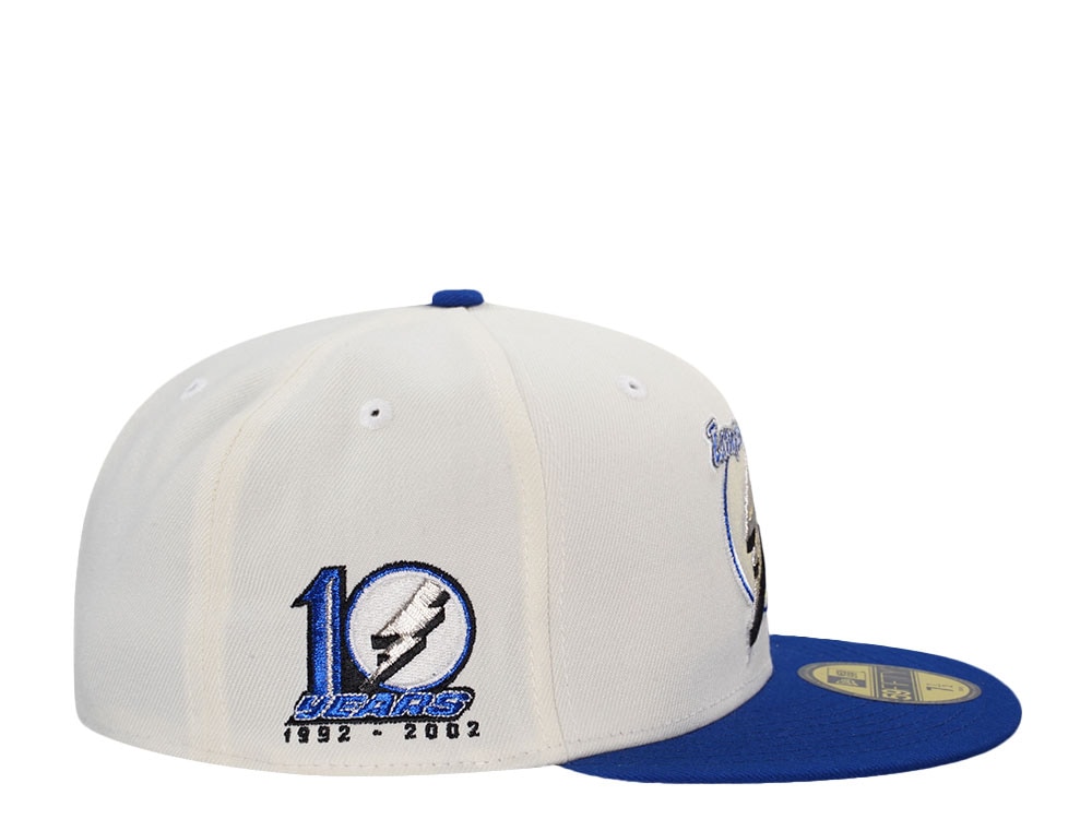 New Era Tampa Bay Lightning 10th Anniversary Chrome Two Tone Edition 59Fifty Fitted Gorra