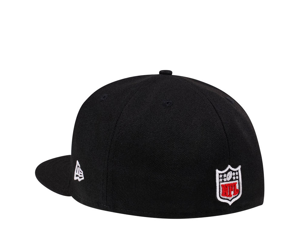 New Era Denver Broncos Black Crimson Collection 59Fifty Fitted Gorra