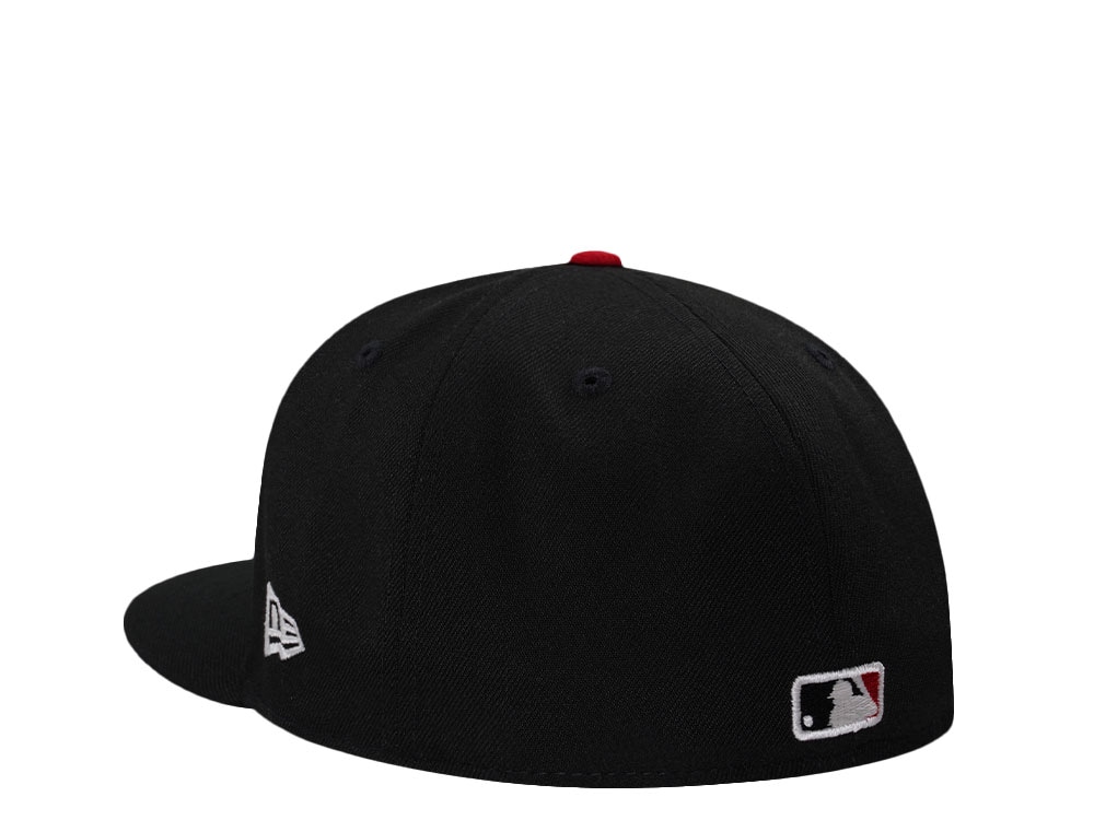 New Era Cincinnati Reds Skull Black Glow Prime Edition 59Fifty Fitted Gorra
