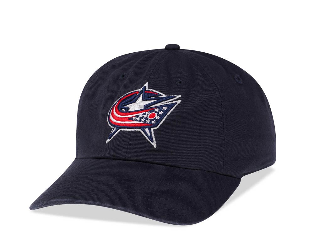 American Needle Columbus Blue Jackets Navy Vintage Casual Strapback Gorra