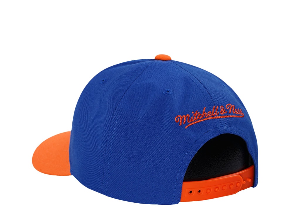 Mitchell & Ness New York Knicks Hardwood Classic Pro Crown Fit Blue Snapback Gorra