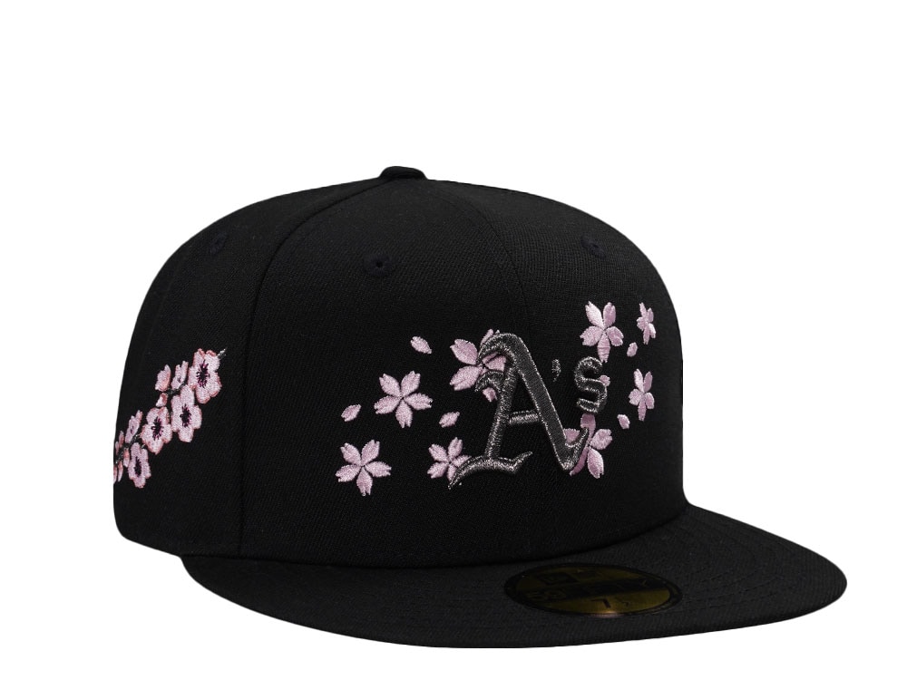 New Era Oakland Athletics Sakura Black Prime Edition 59Fifty Fitted Gorra