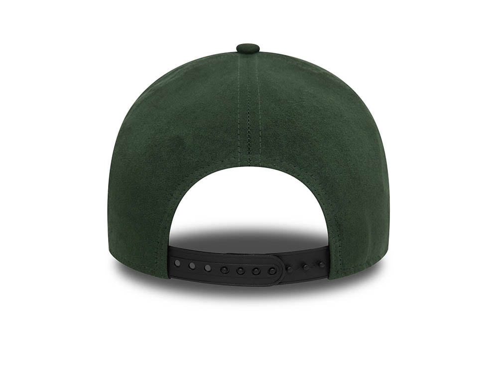New Era Los Angeles Dodgers Faux Suede Edition Green 9Forty A Frame Snapback Gorra