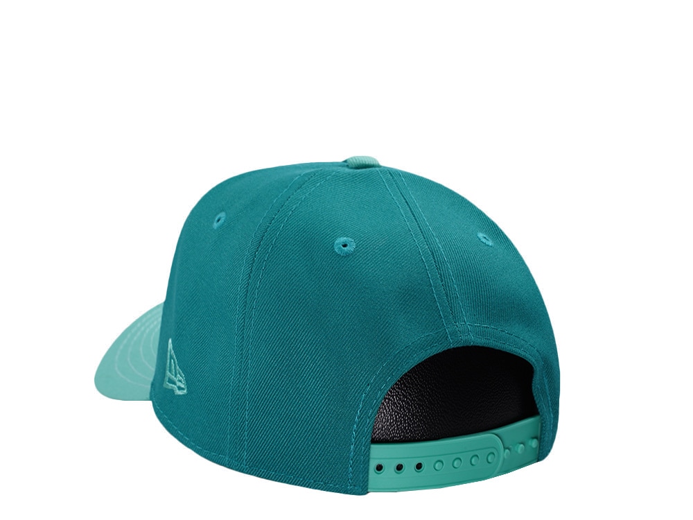 New Era Texas Rangers World Series Champions 2023 Mint Two Tone Edition 9Forty A Frame Snapback Gorra