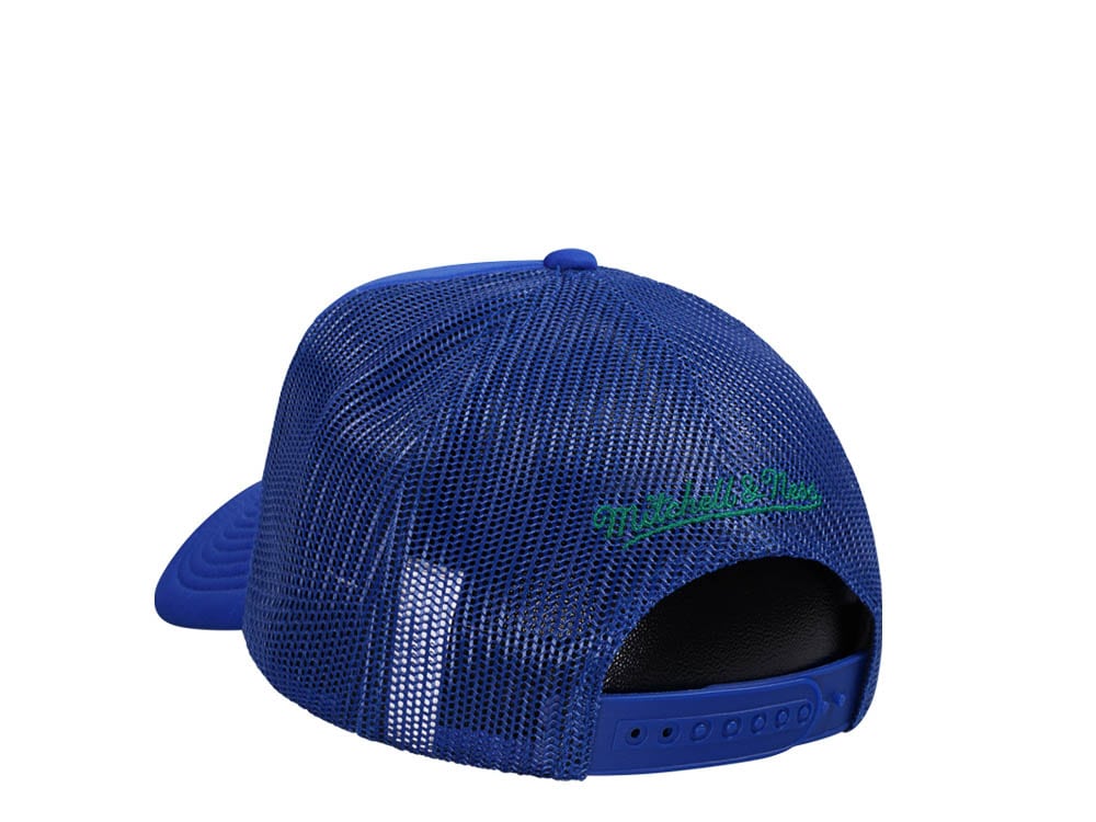 Mitchell & Ness Dallas Mavericks Blue Billboard Trucker Snapback Gorra