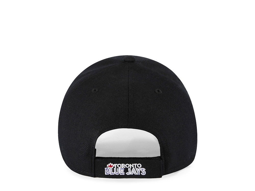 47Brand Toronto Blue Jays Black Classic Strapback Gorra