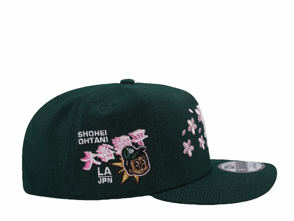 New Era Los Angeles Dodgers Ohtani Sakura Dark Green Edition 9Fifty A Frame Snapback Gorra