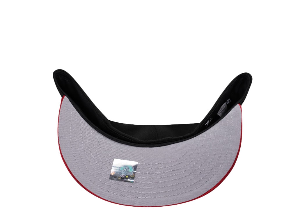 New Era Fayetteville Woodpeckers Horror Pack Satin Brim Edition 59Fifty Fitted Gorra