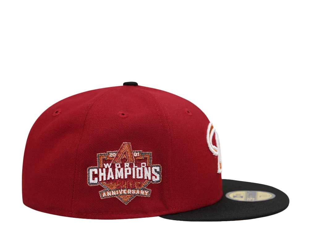 New Era Arizona Diamondbacks 20th Anniversary Metallic Platinum Two Tone Edition 59Fifty Fitted Gorra