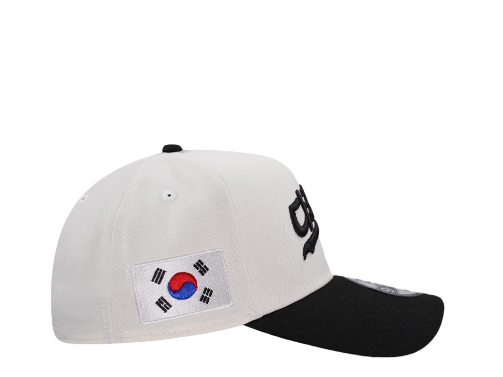 New Era Los Angeles Dodgers Korea Chrome Two Tone Edition 9Forty A Frame Snapback Gorra