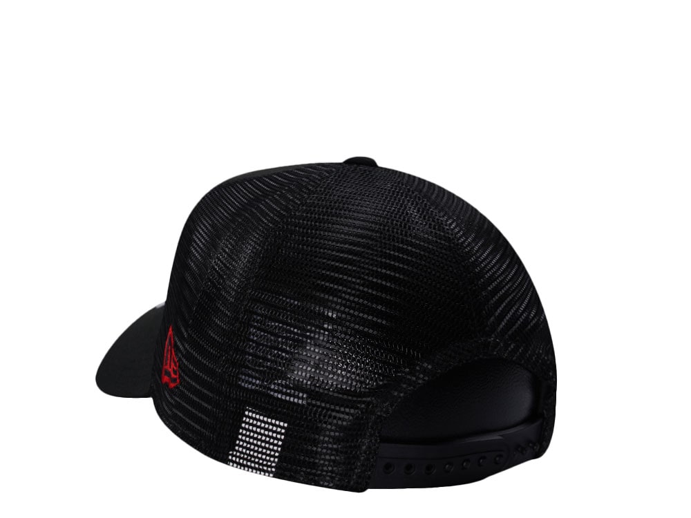New Era Chicago White Sox Black And Red Edition 9Forty A Frame Trucker Snapback Gorra