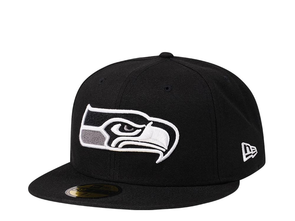 New Era Seattle Seahawks Steel Black Edition 59Fifty Fitted Gorra