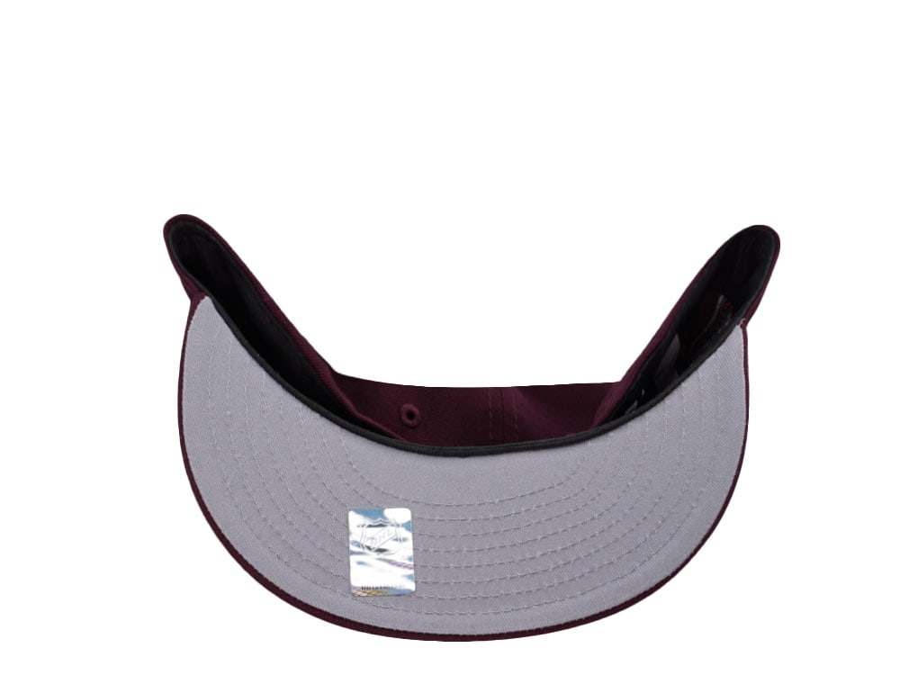 New Era Carolina Hurricanes 25th Anniversary Maroon Prime Edition 59Fifty Fitted Gorra