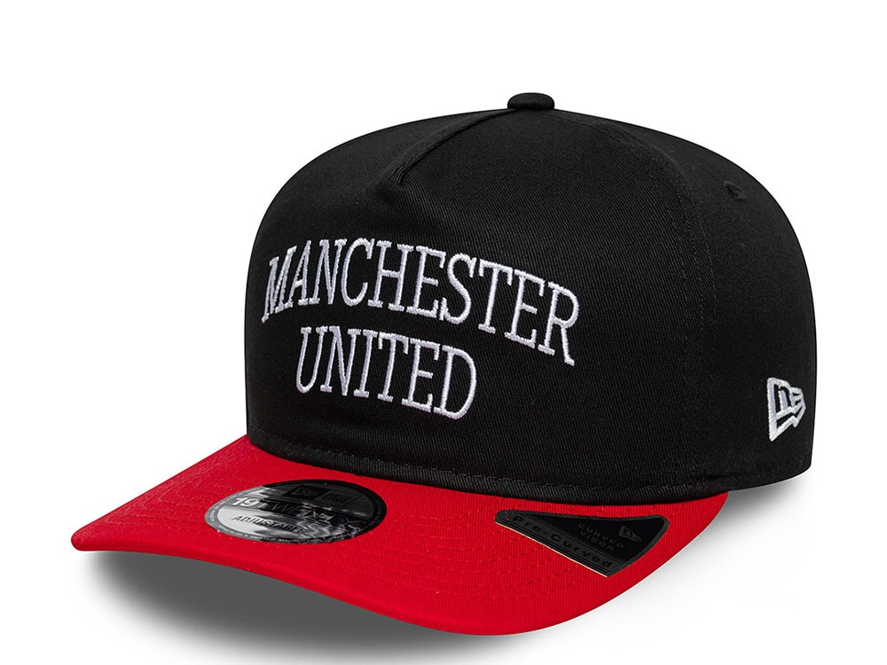 New Era Manchester United Fc Black Two Tone Edition 19Twenty Snapback Gorra