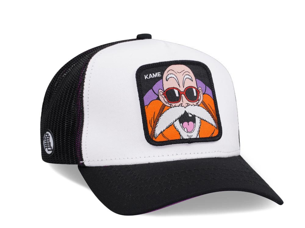 Capslab Dragon Ball Z Kame Sennin White/Black Trucker Snapback Gorra