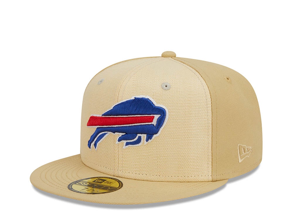 New Era Buffalo Bills Pro Bowl Hawaii 1988 Raffia Front Vegas Gold Edition 59Fifty Fitted Gorra